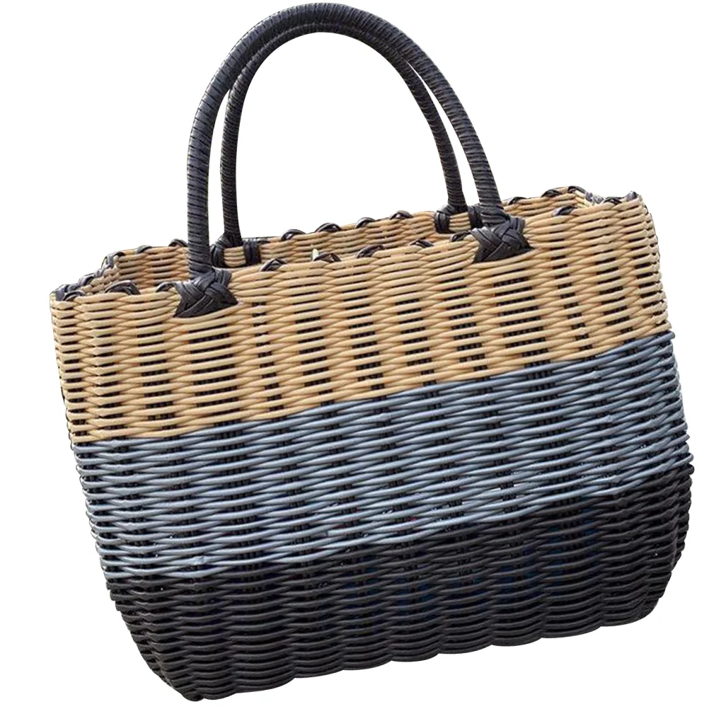 

Gift Baskets Woven Mens Shower Handmade Plastic Kitchen Storage Tabletop Shopping