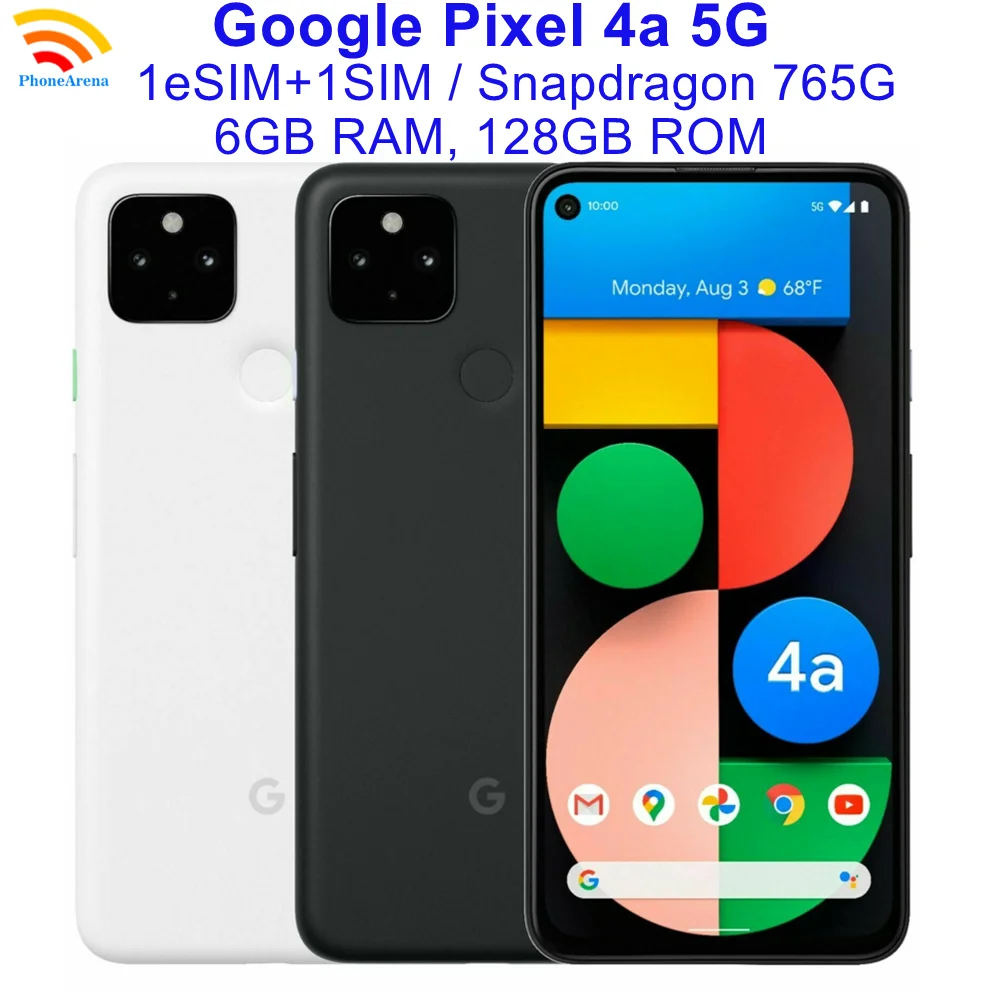 Original Google Pixel 4a 5G Pixel4a 6.2 6GB RAM 128GB ROM