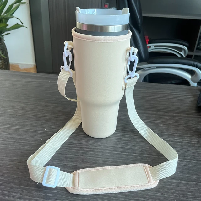 Adjustable Shoulder Strap For Stanley 40oz Tumbler with Handle Water Bottle  Carrier Bag Mug Cup Holder - AliExpress