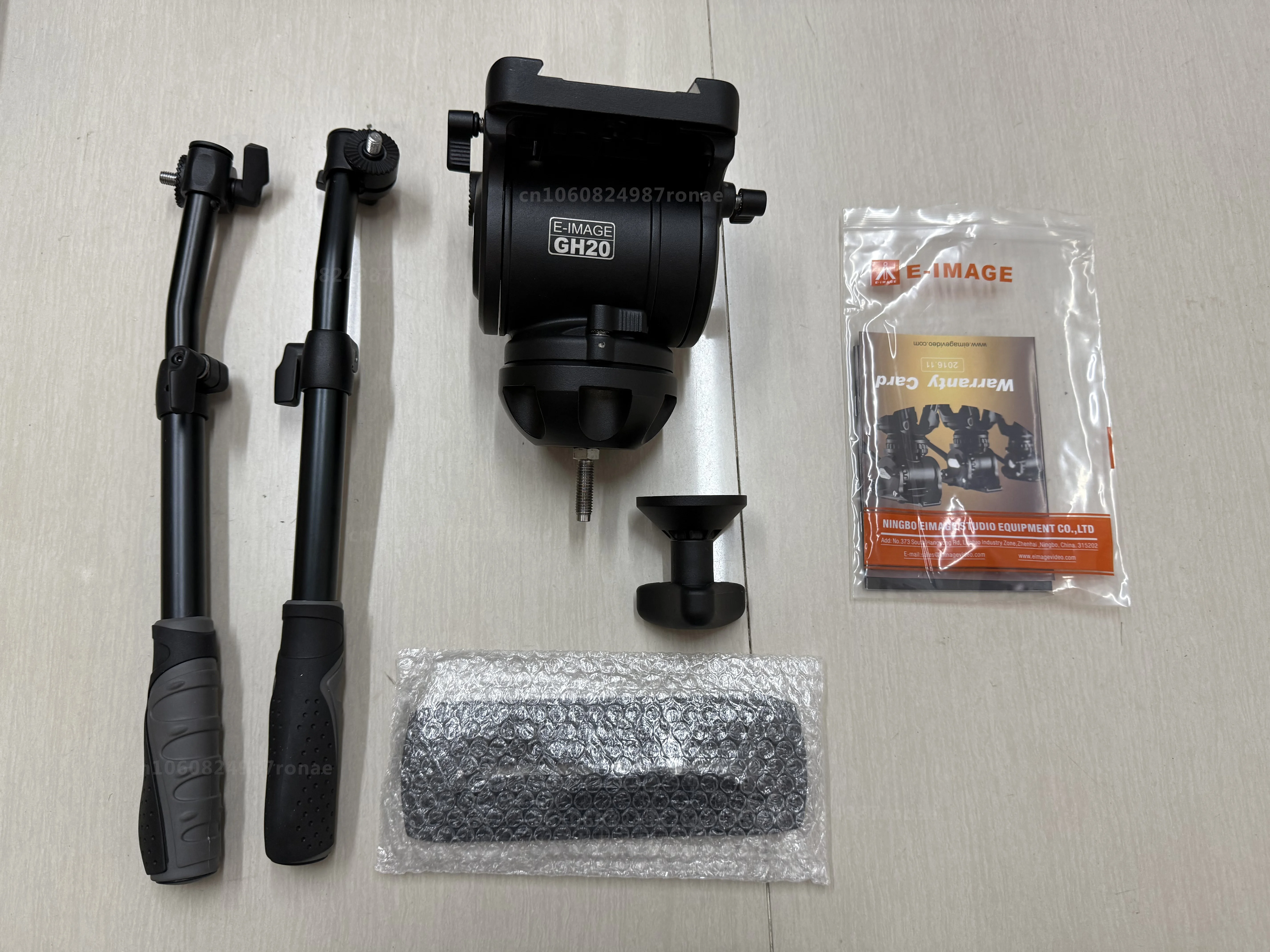 E-IMAGE GH20 20kg payload 100mm bowl size fluid head for video tripod with Count