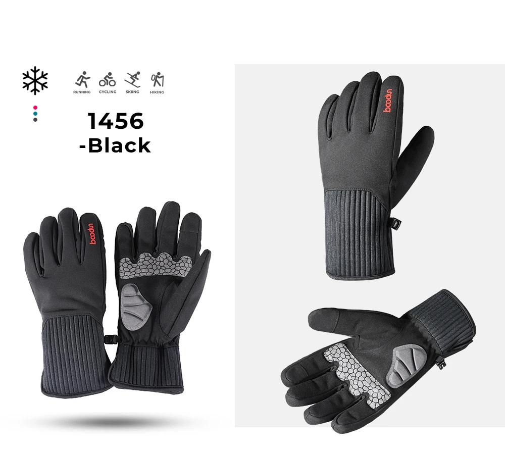 TEMEI Guantes Impermeables Frio termicos para Pantalla tactil