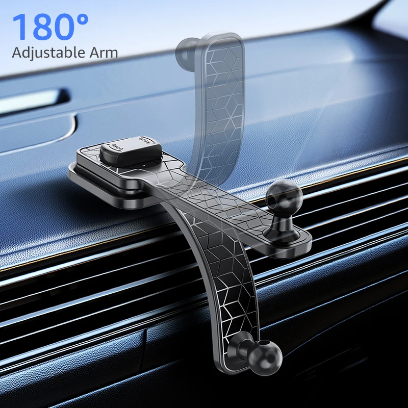 자동차 대시 보드 핸드폰 홀더 자동차 디스플레이 화면 전화 브래킷에 대 한 유연한 구부릴 수있는 팔과 유니버설 17mm 볼 헤드 자료