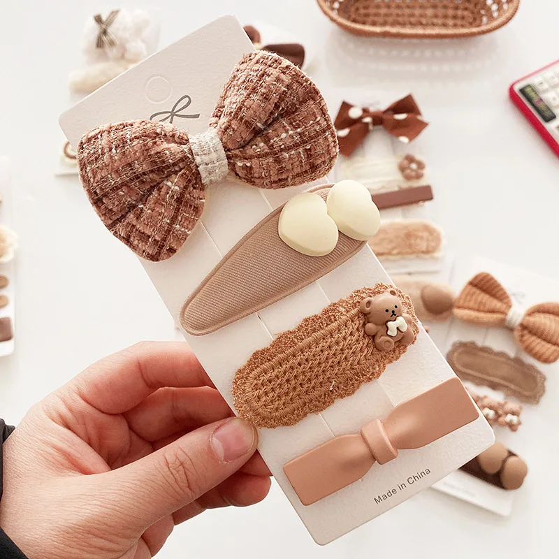 2025 Cute Bow Flower Hairpins Set Women Girls Children Hair Clips Pin Barrettes Accessories Hairclip Headwear Headdress Ornament – Detail 21