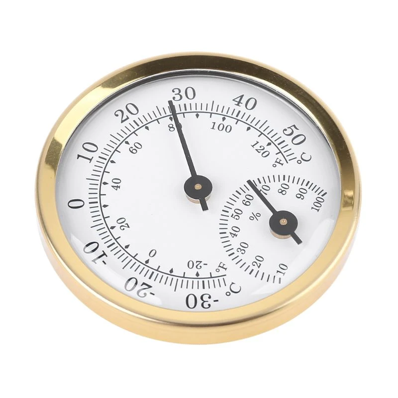 2in1 Wall Mount Thermometer Hygrometer Mechanical No battery