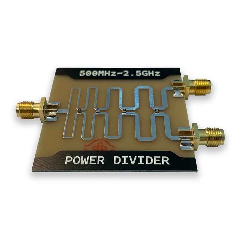 TZT 1 Input 2 Way Output 500-2500MHz Wilkinson Power Divider Splitter Combiner Board electronic component ic chip