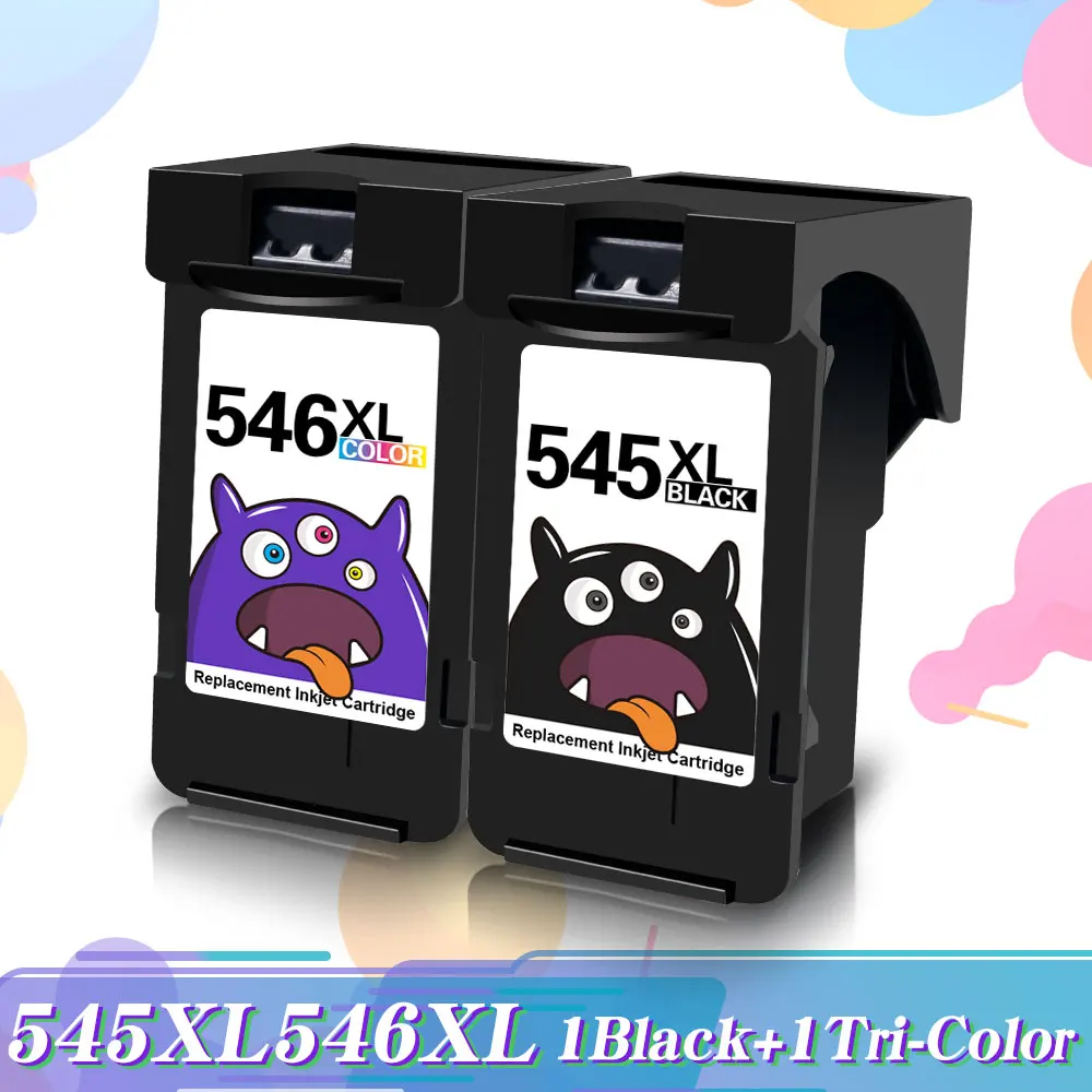

Сменный картридж с чернилами Printjoy для принтера Canon PG 545 CL 546 545XL 546XL Deskjet Envy IP2800 IP2850 MG2400 MG2450 MG2455
