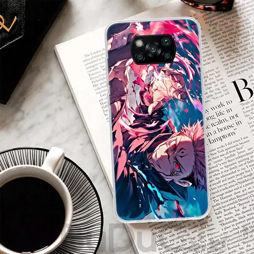 Kaisen J-Jujutsu Ryomen Sukuna Themed Protective Phone Case with Print Design