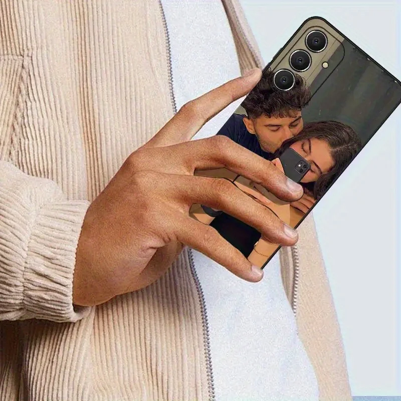 Customized TPU Soft Case with DIY Couple Photo Design