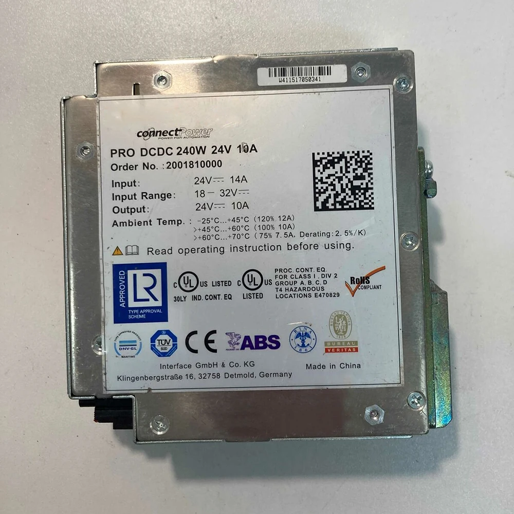 2001810000 PRO DCDC 240W 24V 10A Switching Power Supply Converters Fast Ship Works Perfectly High Quality 6 2001810000 PRO DCDC 240W 24V 10A Switching Power Supply Converters Fast Ship Works Perfectly High Quality - Image 4