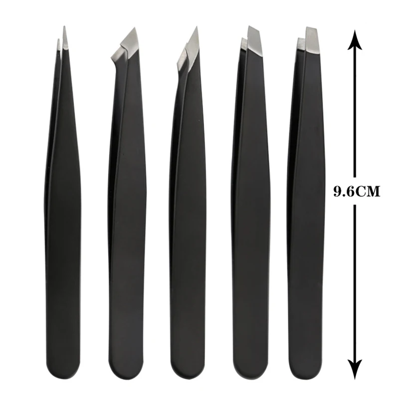 1Pc Professional Eyebrow Tweezers Makeup Tools Eyebrow Pinch Pliers Tweezer For Eyebrows Accessories Beauty Hair Clip Remover 6