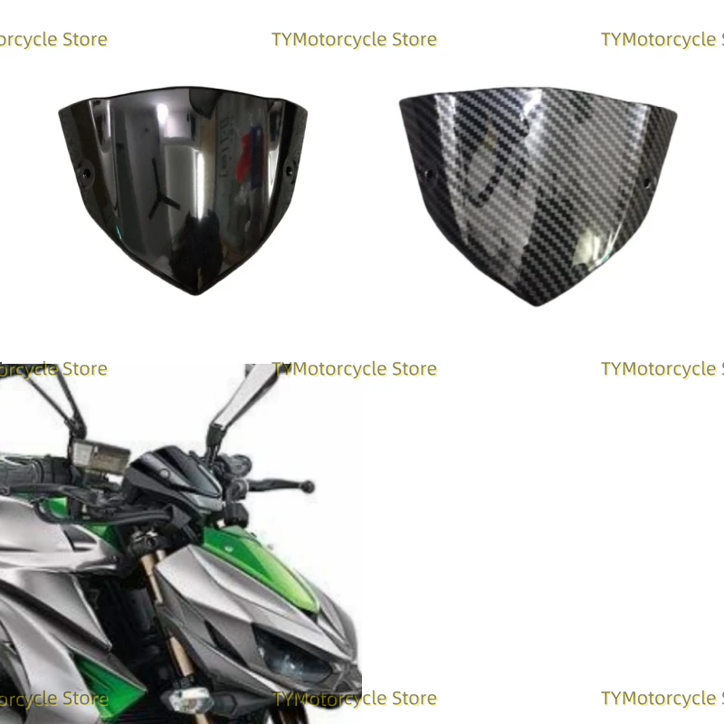 Upper Front Nose Windshield Screen Cowling Fairing for Kawasaki Z1000 2014 2015