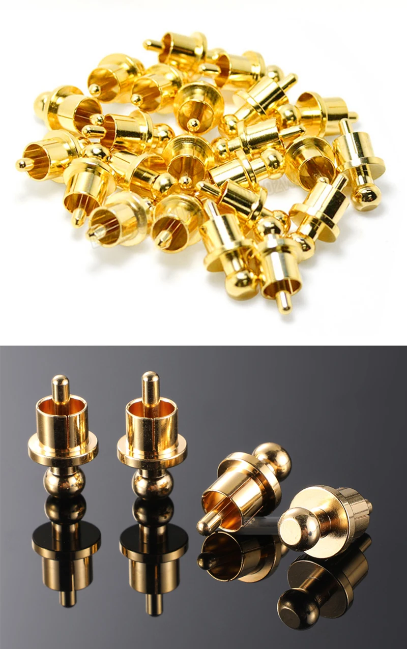 XLR/RCA Staubschutzkappe, Vergoldeter Gummischutz - Anti-Staub & Anti-Oxidation für Audio-Anschlüsse, Mixer, Steckdosen – Detail 9