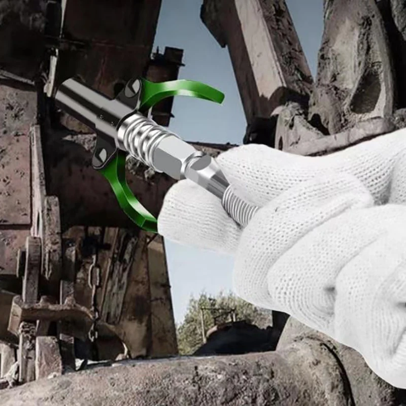 

Grease Coupler Heavy-Duty Quick Release Grease Gun Coupler NPTI/8 10000PSI Two Press Easy To Push Accessories