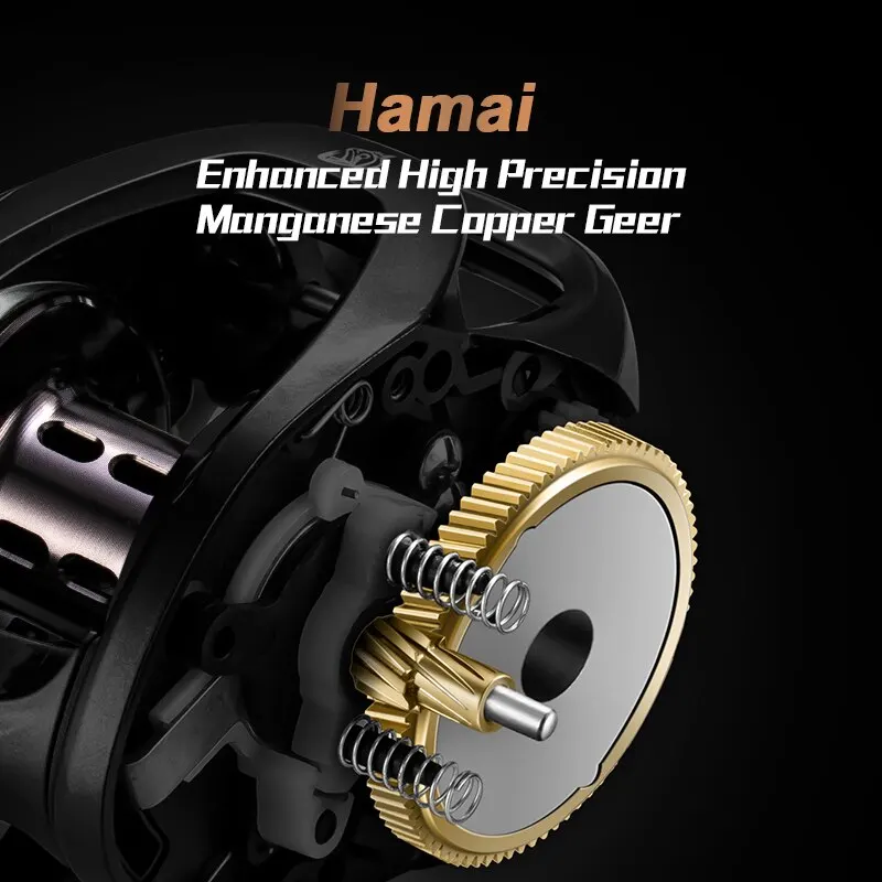 SOLOKING HIAW200 Baitcasting Reel Betriel 9.5KG Max Drag 12 Bearing 5.4/7.2 Gear Ratio Fishing Reel Baitcaster Reels 3
