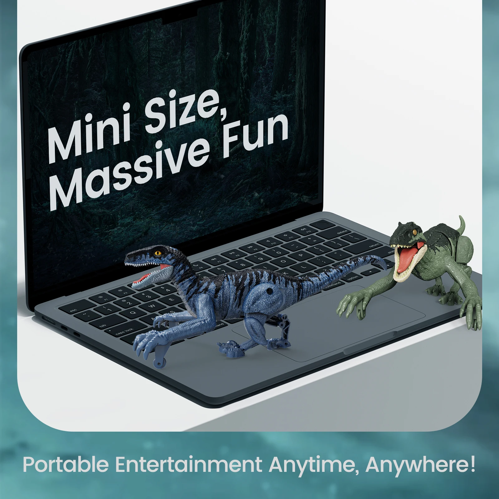 Sinovan Remote Control Dinosaur Toys for Kids, 2.4GHz Robot Walking Dinosaur Toys, Simulation Velociraptor, Gifts for Boys 3-5 2