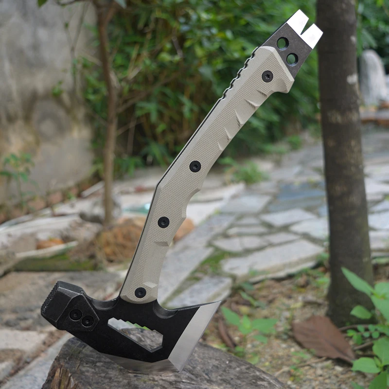 Professional Multitool Carbon Steel Outdoor Camping Axe Survival Hatchet With Hammer