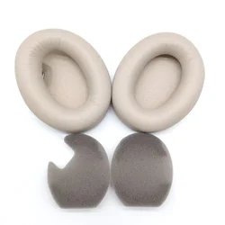 Premium Memory Foam Ear Cushions with Leather Covering (Gold)