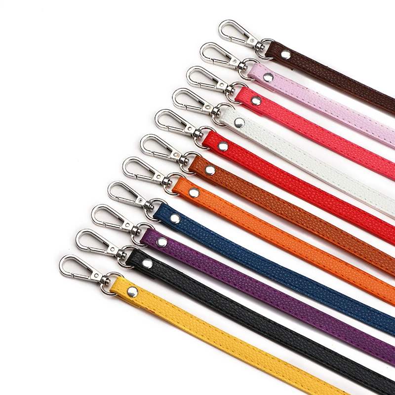 

Lychee Pattern Short Shoulder Straps Pu Leather Hand Straps Bag Straps Solid Color All-match Bag Chain Replacement Free Shipping