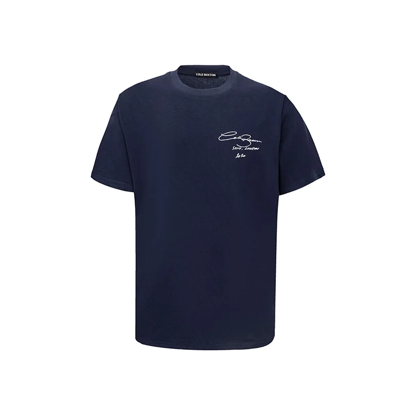 T-shirt oversize da uomo con stampa in sanscrito in cotone_voghion.com
