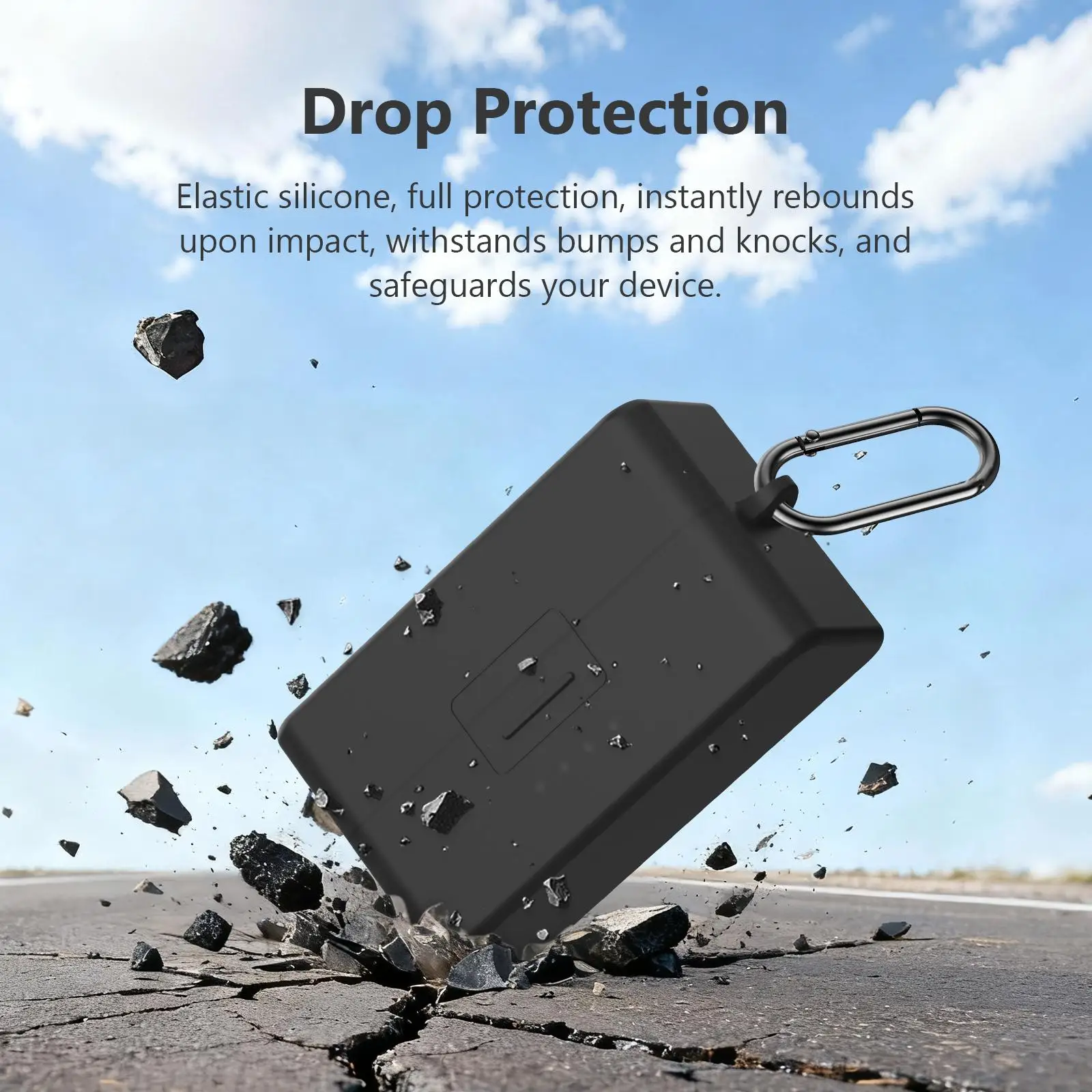 For DJI Mic 3 PULUZ Charging Case Silicone Scratch-proof Protective Cover