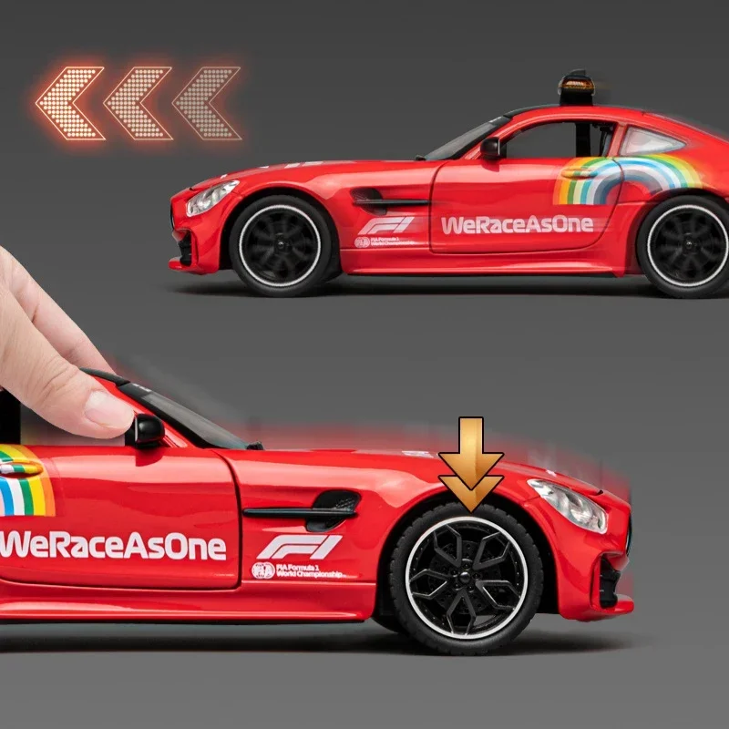 ミニカー Mercedes-AMG GTR official FIA safety car Mercedes AMG GT-R FIA Safety Car | KMP-Scale Models