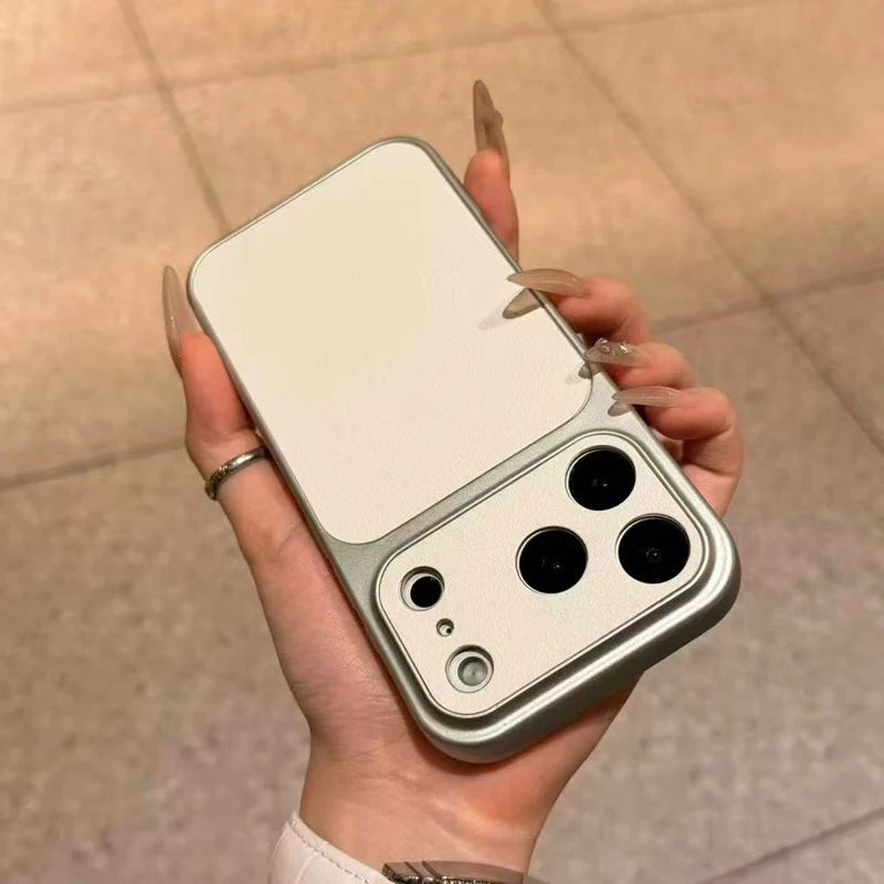 Luxury Lychee Texture Leather Shockproof Phone Case For Iphone_voghion.com