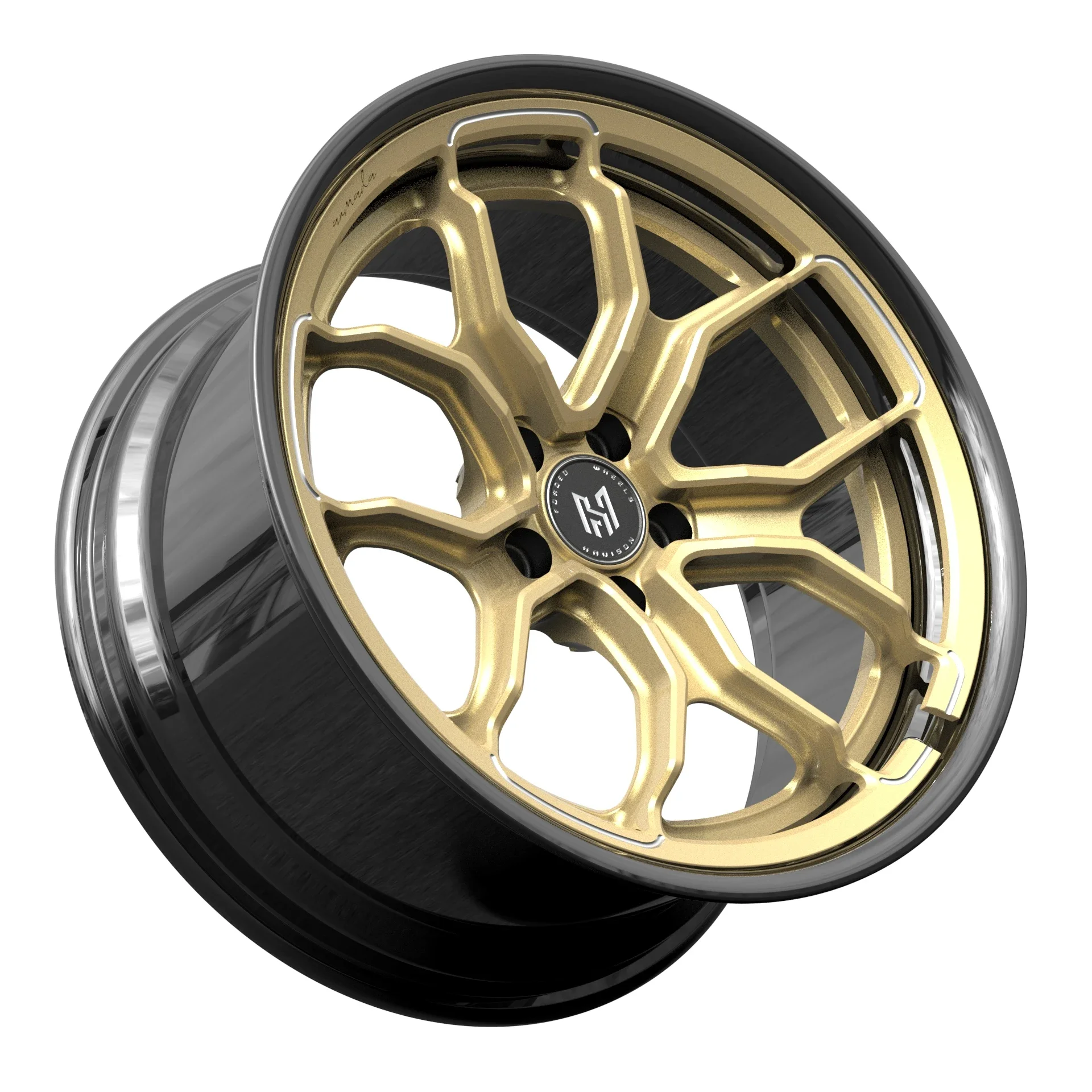 HD2P1048 For Brixton 2/3 Piece Certificate TUV/VIA Blank Forged Car Wheel 18-26 inch for Truck SUV Any Car Tunning