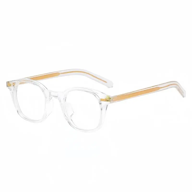 HBK Retro Quadratischen Metall Plain Glas Männer Frauen TR90 Anti Blaues Licht Rahmen Hohe Qualität Brillen Lesen Computer Oculos De Sol – Detail 2