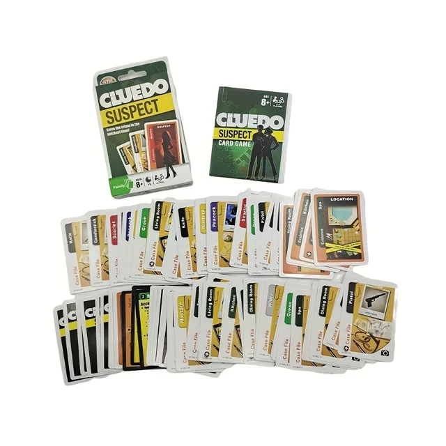 1pc "Cluedo" Fun Strategy Card Game,Party Board Games,Family Gathering Game Card 5