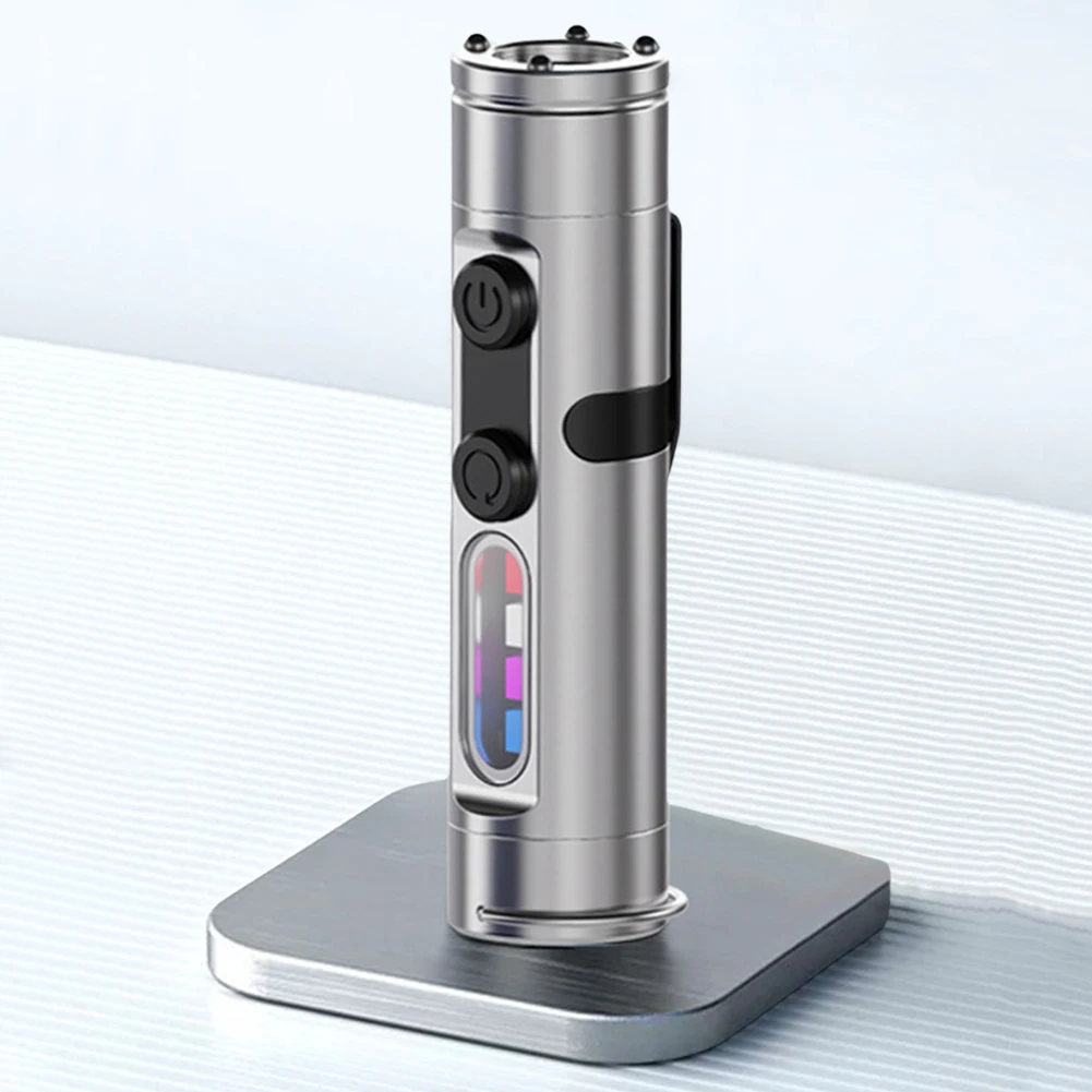 Rechargeable LED Tactical Torch Waterproof Mini Pocket Torch with 3 Modes LED Tactical Flashlight for Camping Outdoor and Hiking