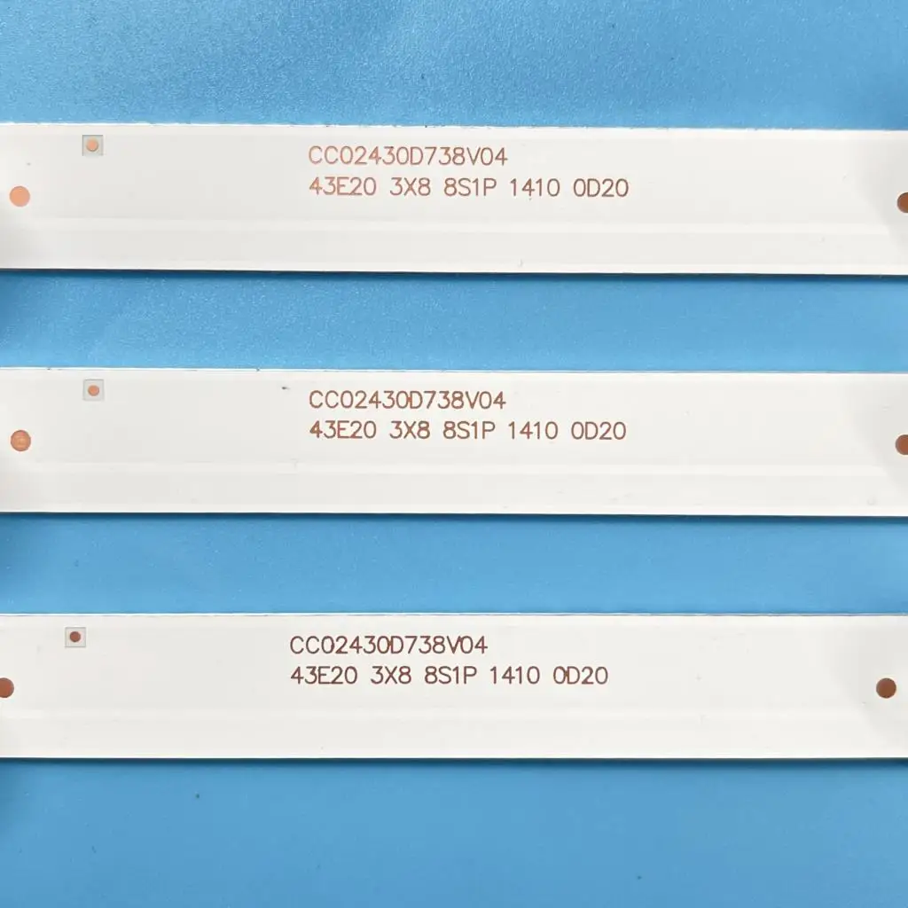 TV backlight cc02430d738v03 cc02430d738v04 cc02430d738v08 led light tv parts for STARWIND SW-LED43F302BT3 dexp f43e8000q f43d7000q 43lst5970