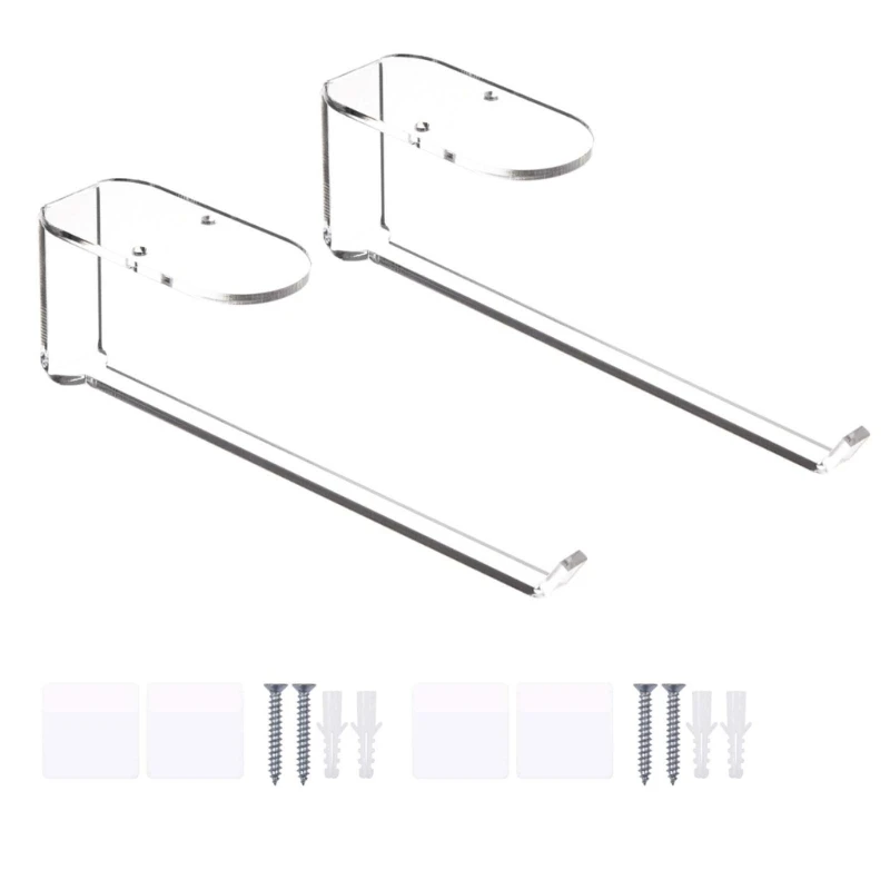 

1/2pcs Tumbler Lids Holder Under Cabinets Cup Lid Storage Simple and Effective Lid Rack Acrylic Kitchen Tool F1CC