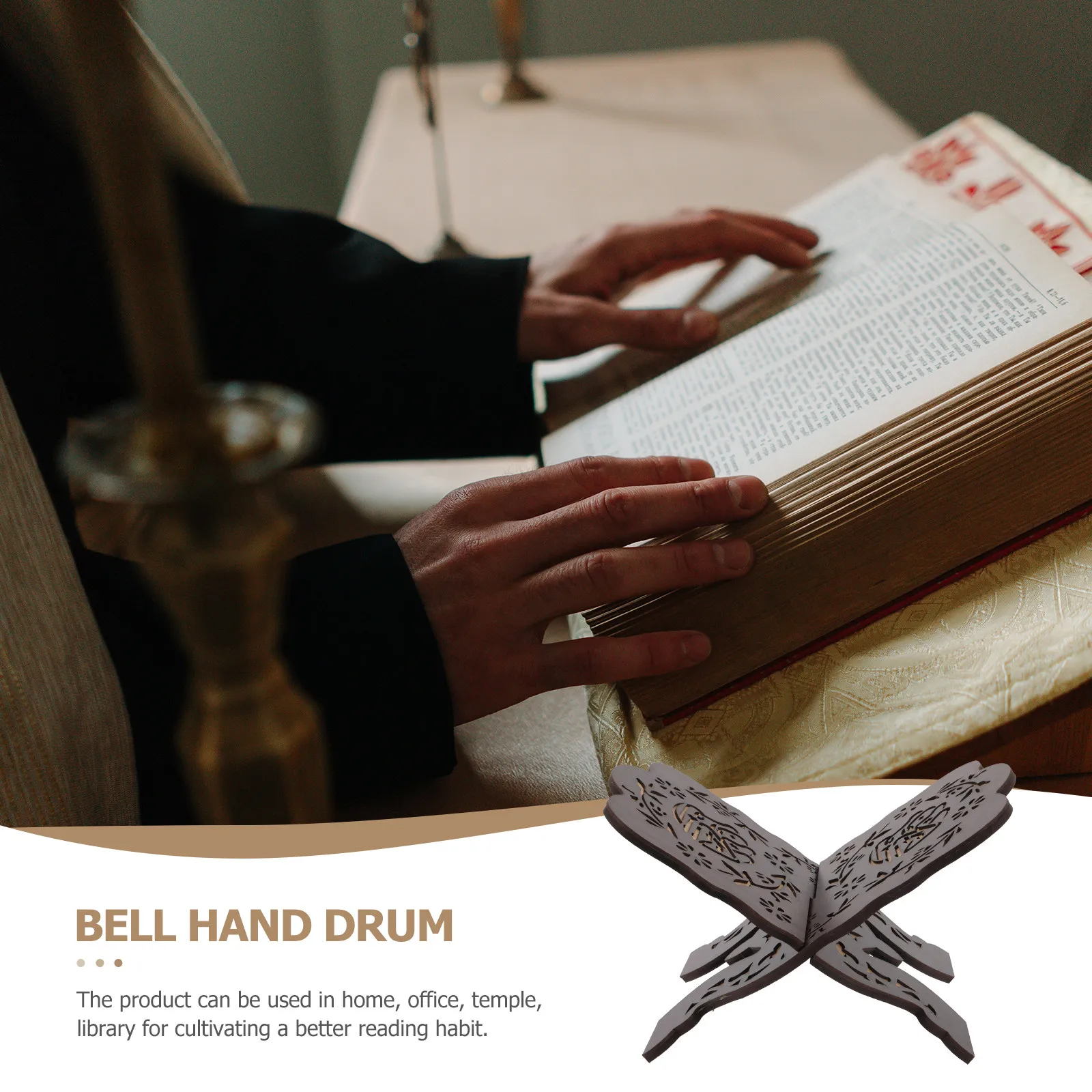 나무 독서대 다기능 악보꽂이 가정 사무실 도서관 나무 책꽂이 장 독서대