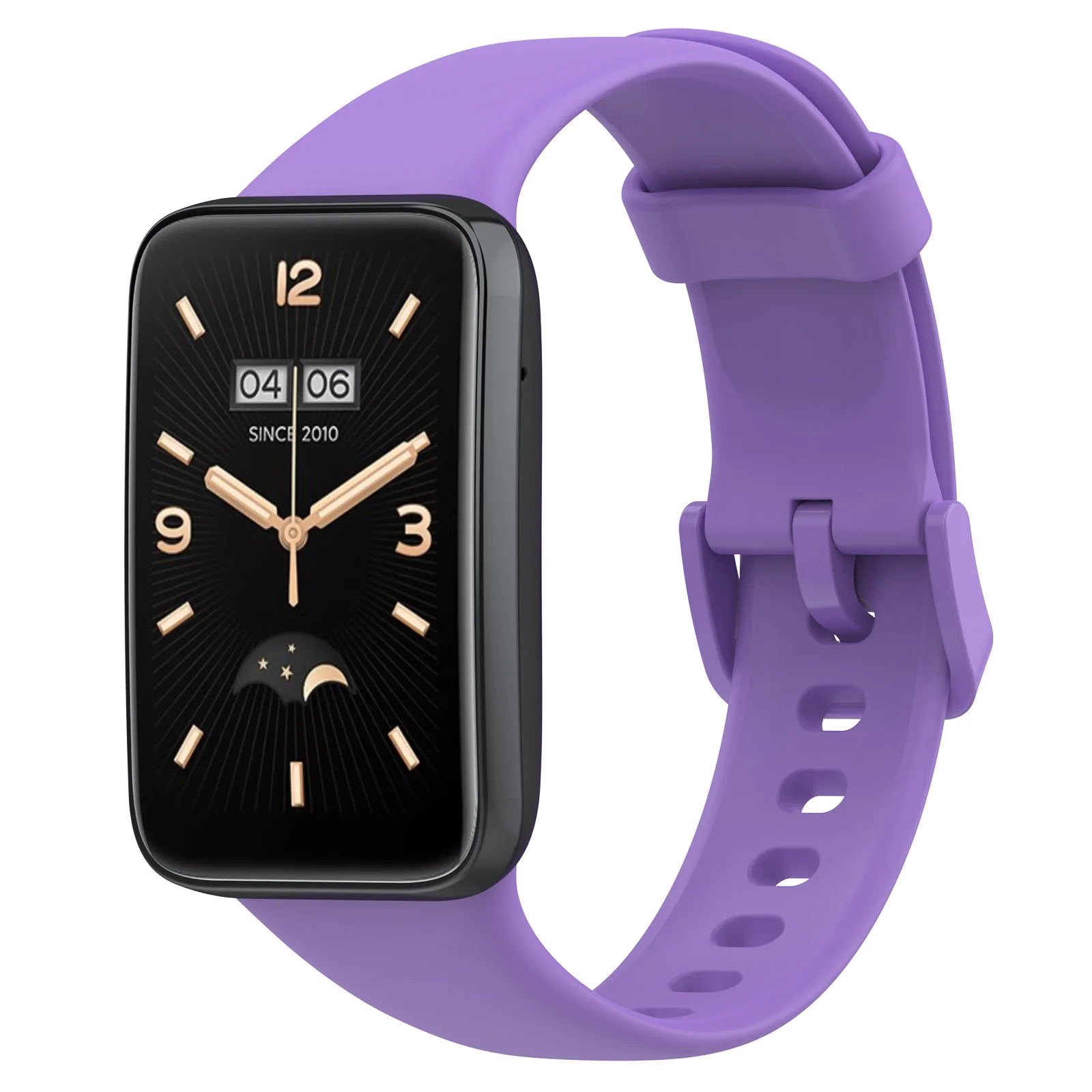 Premium Silicone Sport Strap for Fitness Watch - Soft Replacement Bracelet Strap