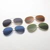 2023 New Double Beam Pilot Sun Glasses Reverse Curved Lens Metal Frame Sunglasses Male Driving Female 2