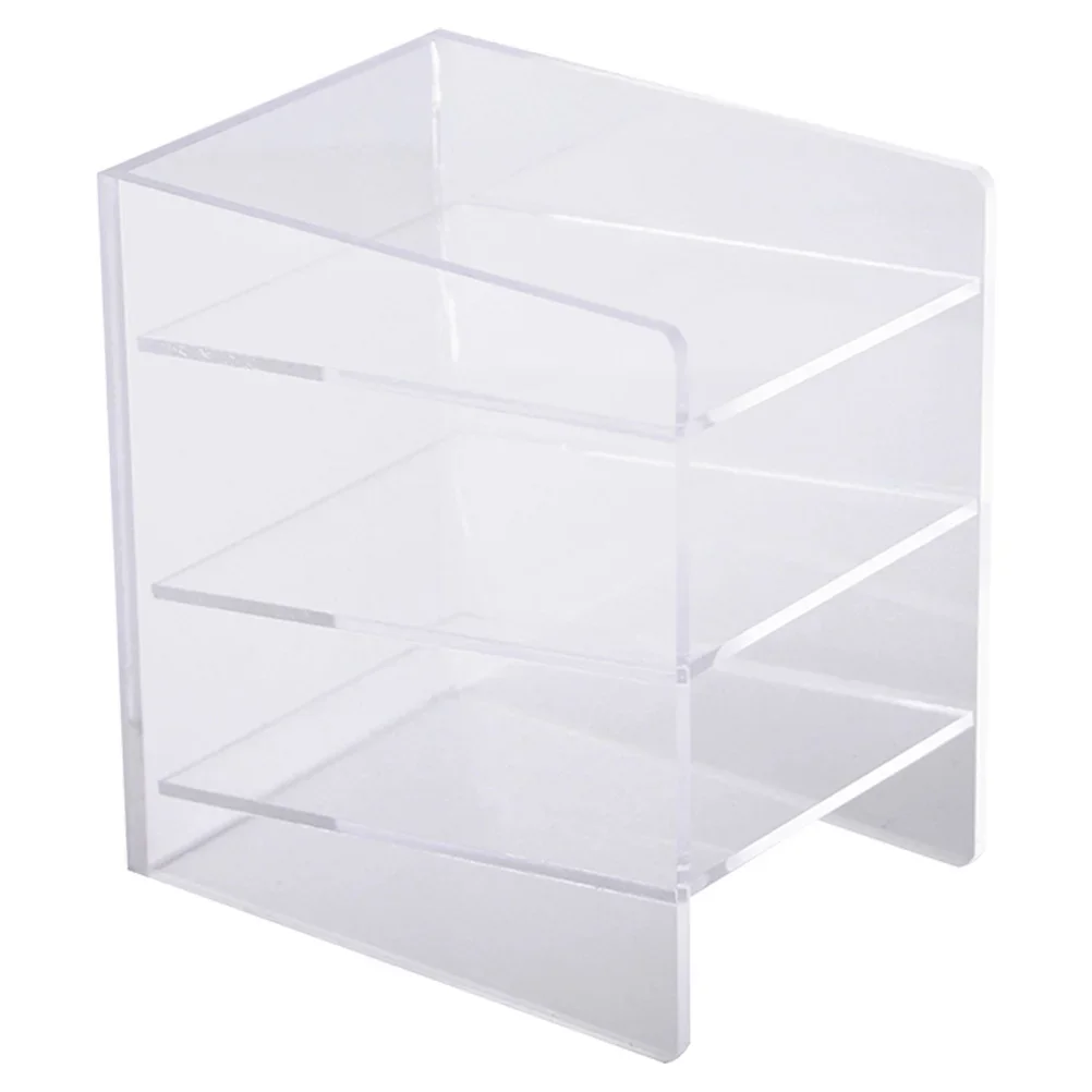 

Box Acrylic Office Gifts Supply Student Multifunction Container Pen Desktop Chaiers Children Storage Organizer