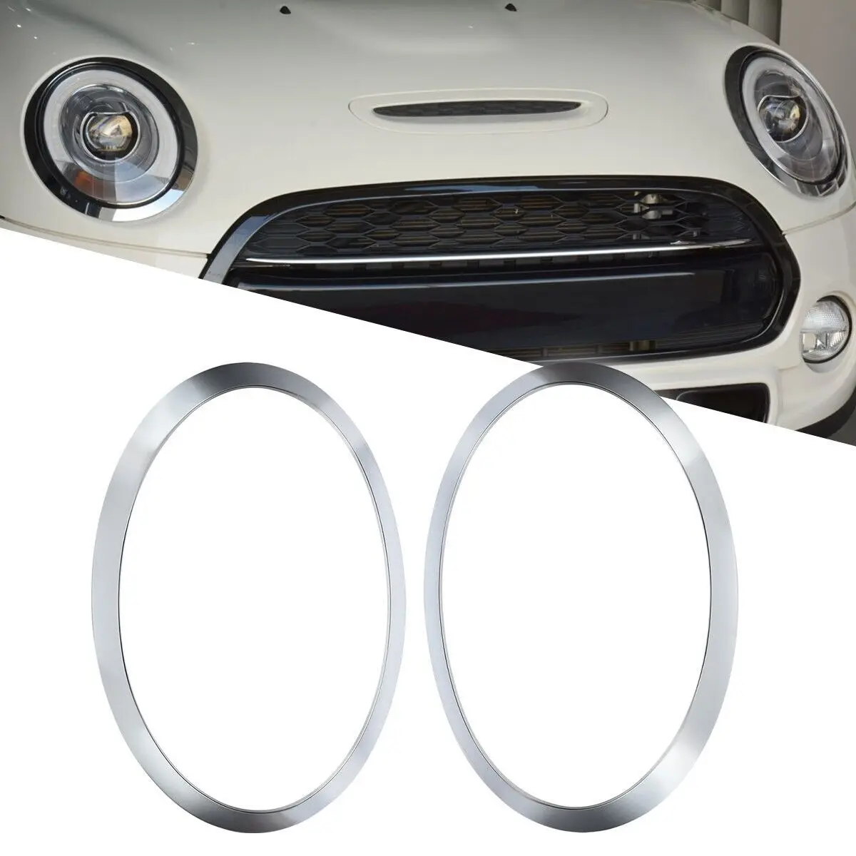 

Для Mini F55 F56 F57 кольцо для фары 51137300631 51137300632 Декоративная полоса для фары