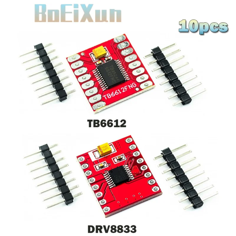 

10pcs TB6612 DRV8833 Dual Motor Driver 1A TB6612FNG for Arduino Microcontroller Better than L298N