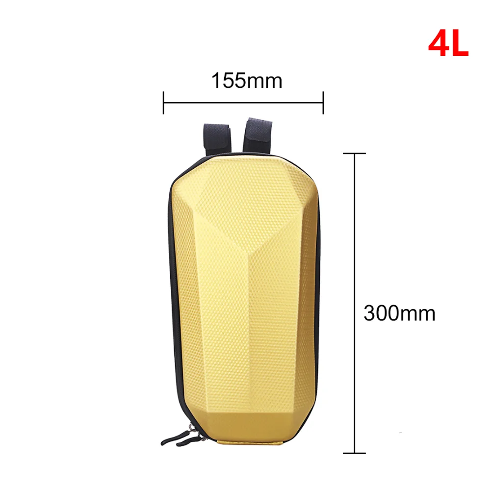Electric Scooter Front Bag, 2-5L Capacity, EVA Hard Shell Handlebar Hanging Storage Bag