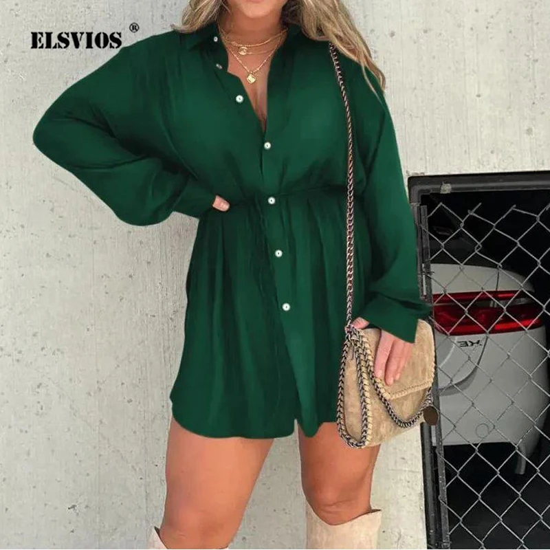 

2023 Autumn New Commuter Women's Fashion Solid Color Temperament Elegant Long Sleeve Shirts Set For Lady Cheap Females Clothing