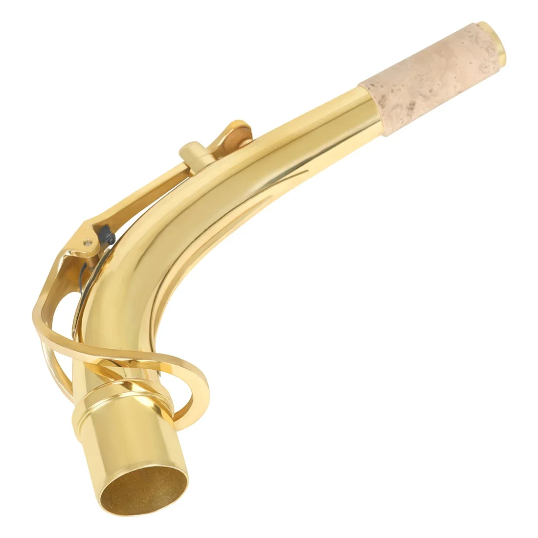 Altsaxophon Golden Bend Neck Messing SAX Neck Set Holzblasinstrument Ersatzinstrument für Altsaxophon – Detail 3