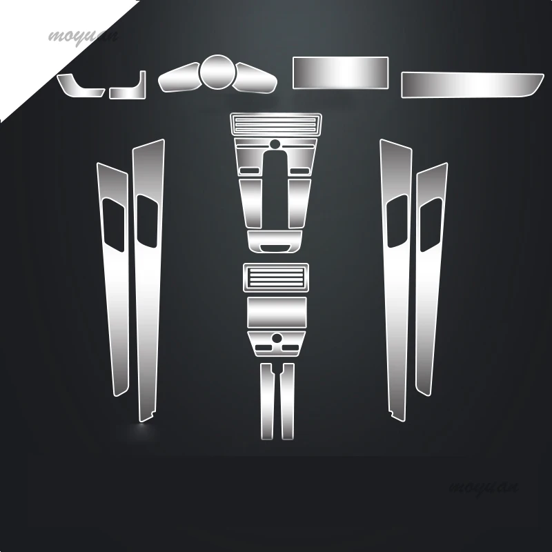 

Tpu Transparent Protection Film for Porsche Panamera 2017-2023 Car Interior Stickers Center Console Gear Navigator Door Panel