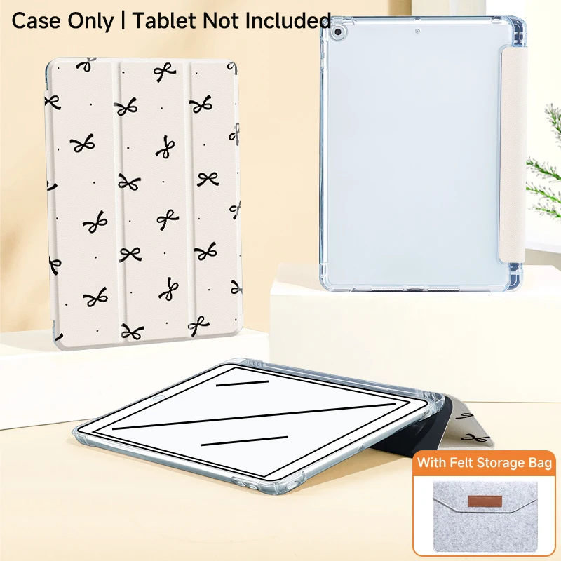 Enhanced Protective Tablet Case with Felt Bag and Pen Holder