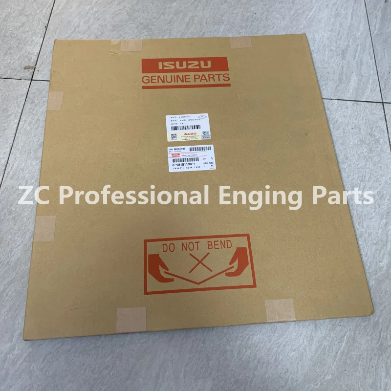 8-98181198-1 8981811981 Japanese original gearbox to cylinder block sealing gasket for Isuzu 4JJ1