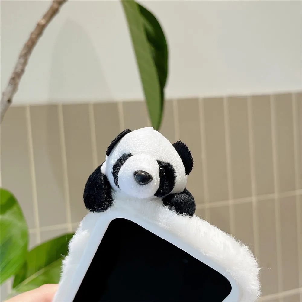 Mixroom Cover Per Huawei Y6 2019 - Custodia Morbida In TPU Con Fantasia Cuccioli Di Panda M488 - Stampa UV Ad Alta Risoluzione