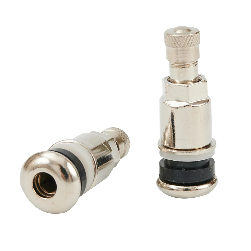 Special TYRE Valve Valve 11.3MM HOLE BOLT IN STEM CHROME SILVER FOR BBS