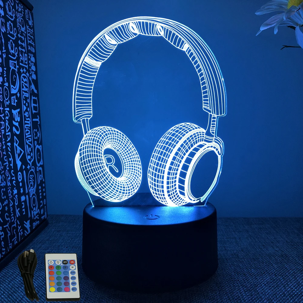 Neon Gamer 3D LED Night Light