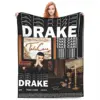 Drake Take Care Album Blankets Flannel Printed Hip Hop Rapper Drizzy Cozy Soft Throw Blankets for Bedding Office Rug Piece 1
