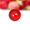 14mm 50PCs Resin Sewing Buttons Scrapbooking Round Red 2 Holes Costura Botones bottoni botoes CB0058 diy  buttons for crafts 1