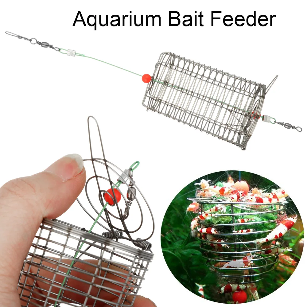 1PCDurableAquariumSmallBaitFeederCrystalShrimpDryFoodFeeding